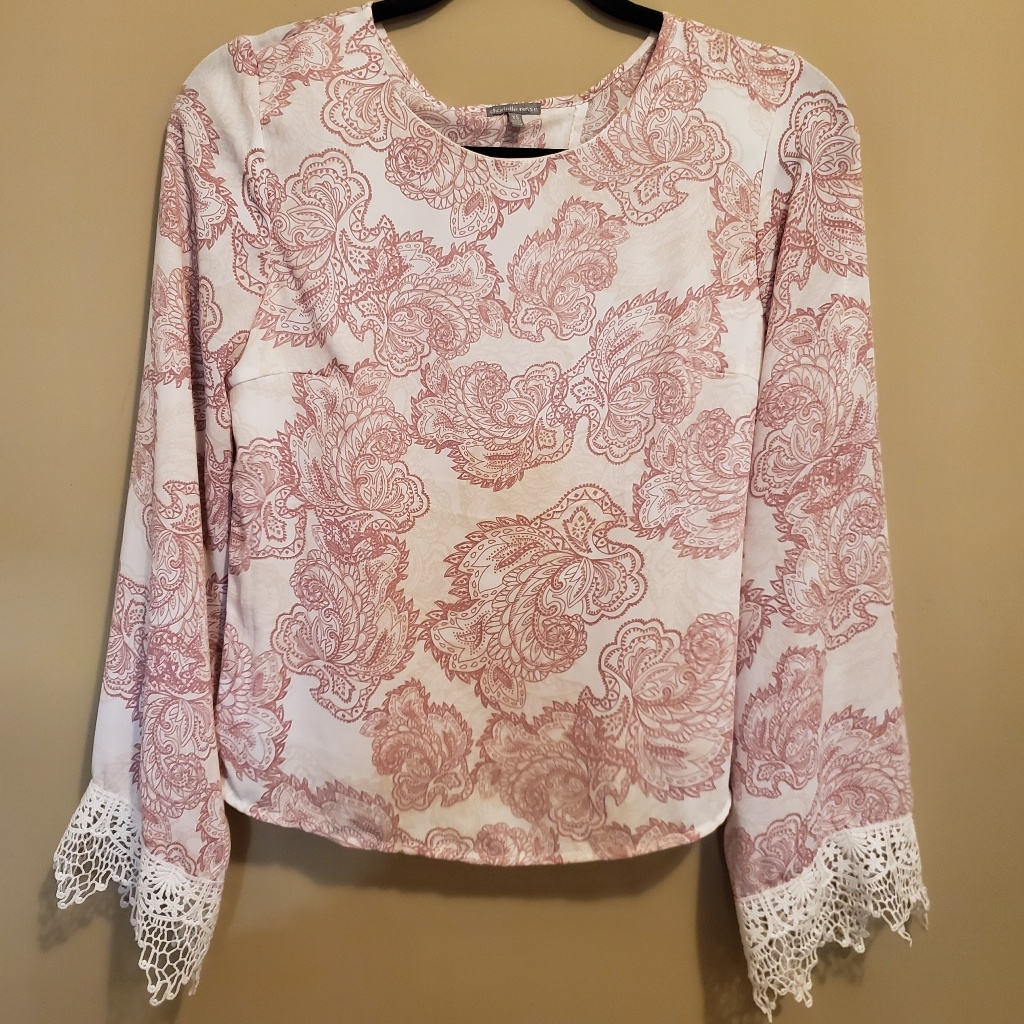 Pink Open Back Top